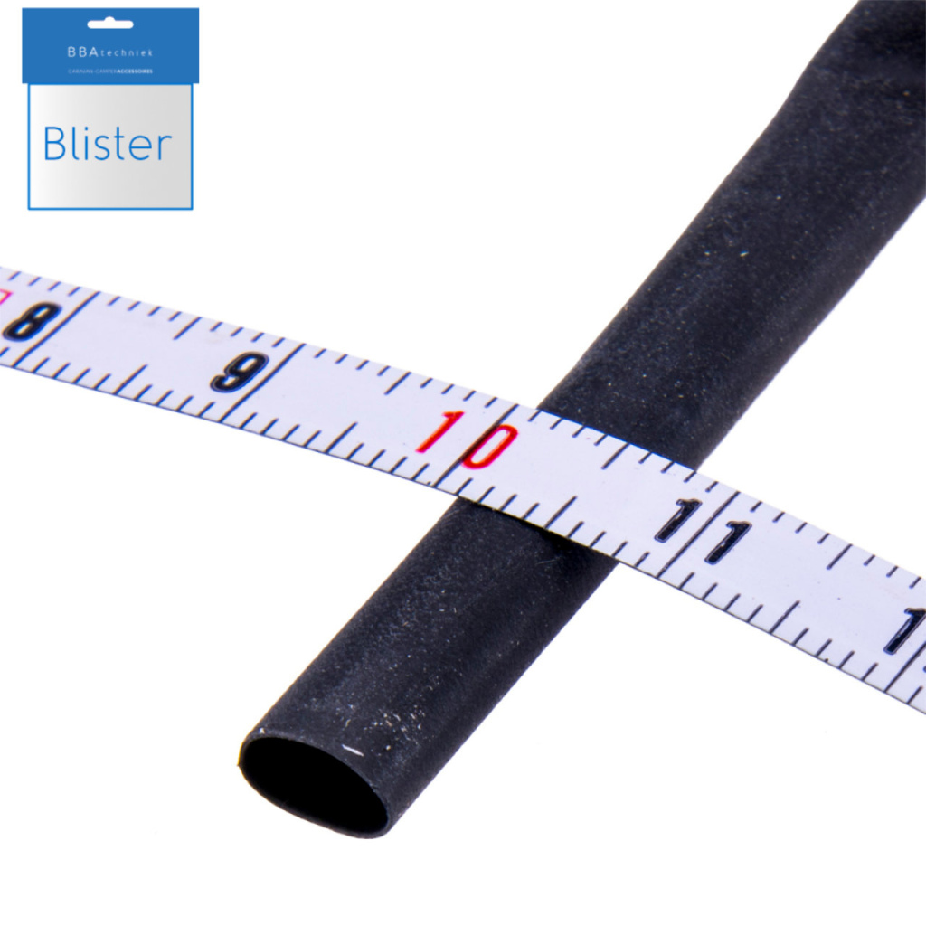 BBAtechniek - Krimpkous 4.8-2.4mm zwart 2:1 (1m)