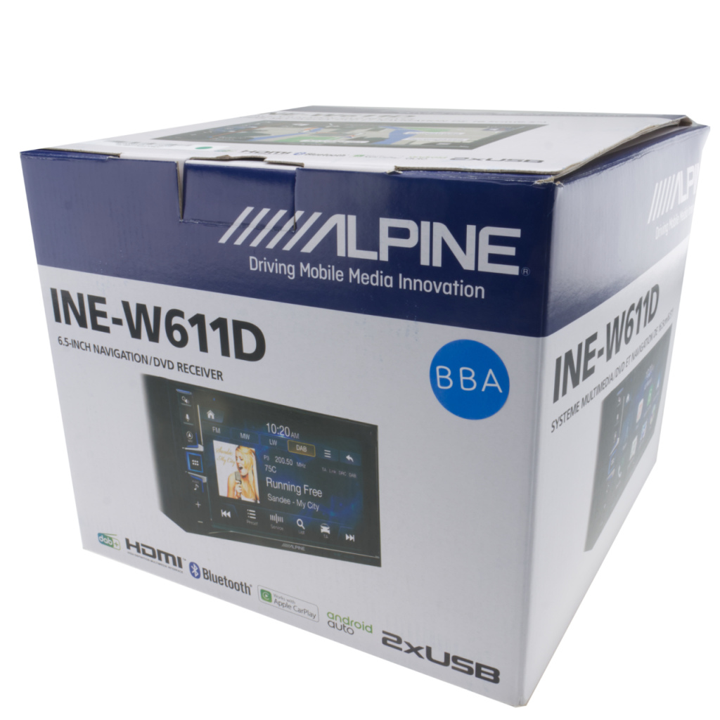 BBAtechniek - 6.5” Alpine INE-W611D navigatie 2DIN (1x)