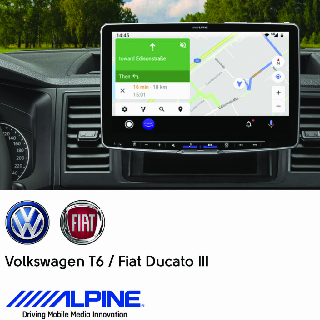 BBAtechniek - 11” iLX-F115D Alpine style navigatie 1Din (1x)