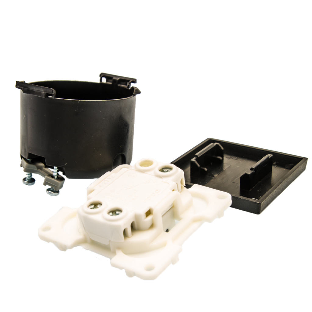 BBAtechniek - Wipschakelaar aan/uit 230V zwart S20.000 (1x)