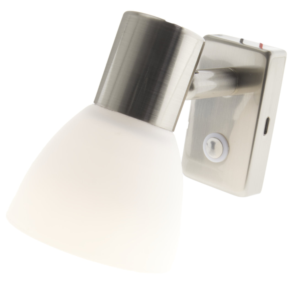 BBAtechniek - Faretto PowerLED 12V 3W geborsteld alu USB-C (1x)