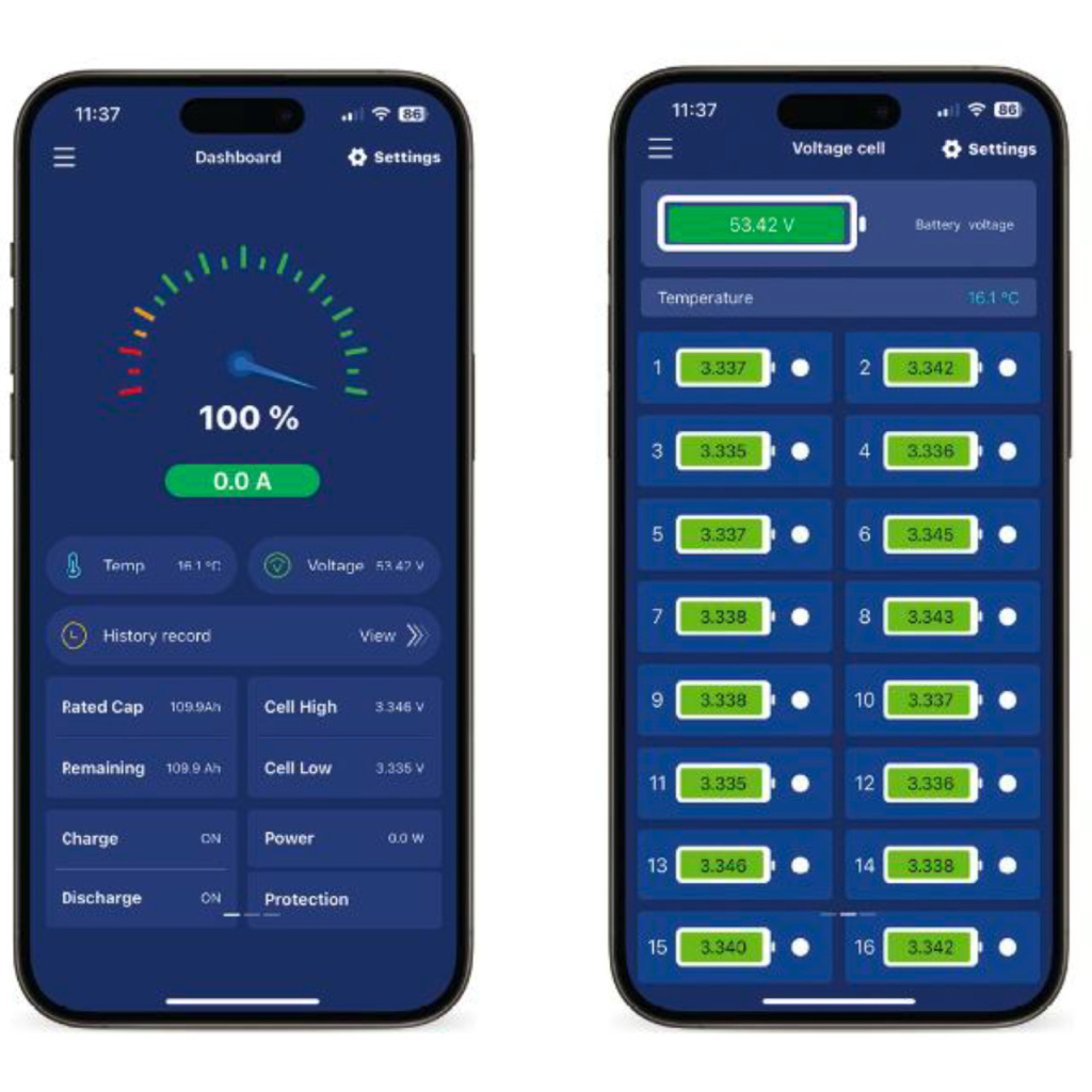 BBAtechniek - 12V 100Ah Aces Lithium accu zonder lader (1x)