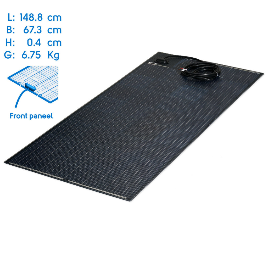 BBAtechniek - NDS Lightsolar 195W BOVEN 148.8x67.3x0.4cm (1x)