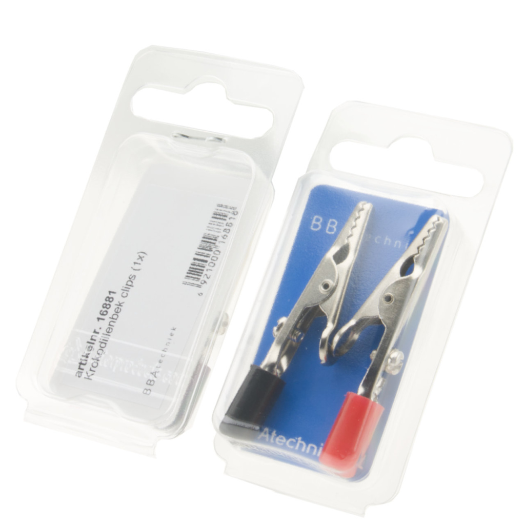 BBAtechniek - Krokodillenbek clips set + - (1x)