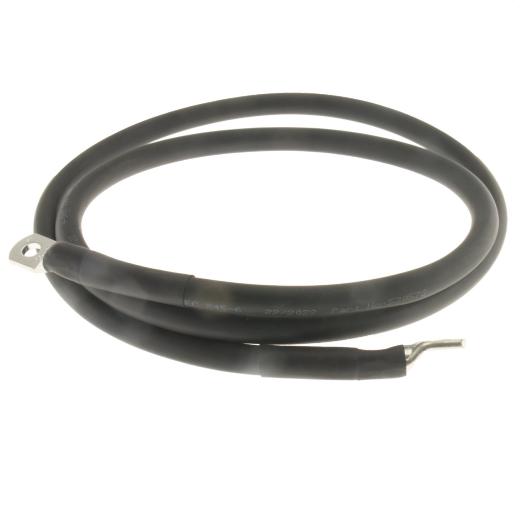 BBAtechniek - 50mm2 accu kabel flexibel zwart 2x M8 (1m)