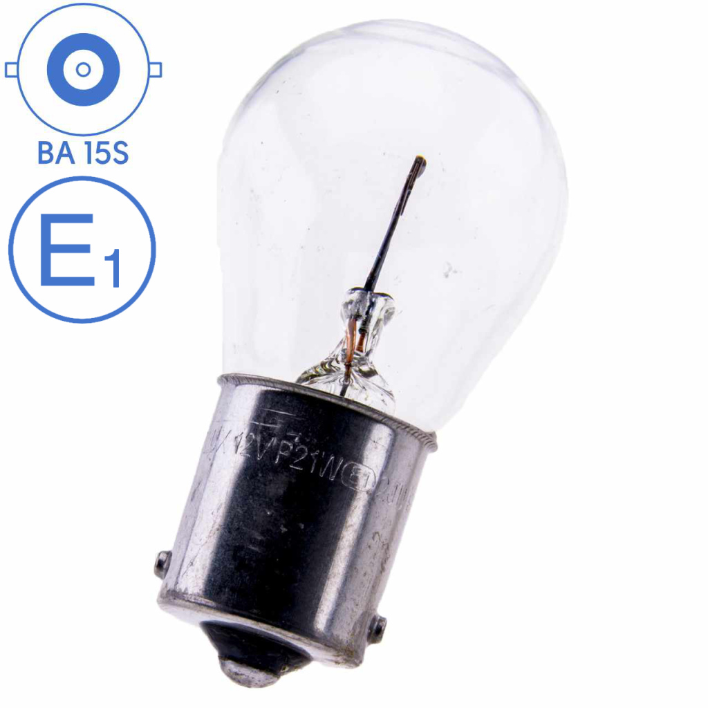 BBAtechniek - BA15S 12V 21W BS382 lamp (10x)
