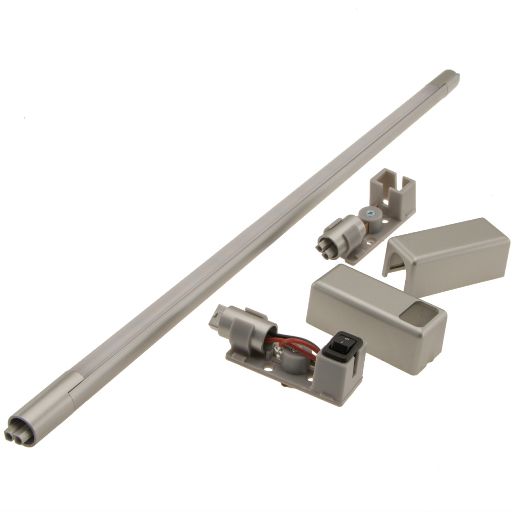 BBAtechniek - Dometic LED tube 12V 1.3W zilver Dometic rail (1x)