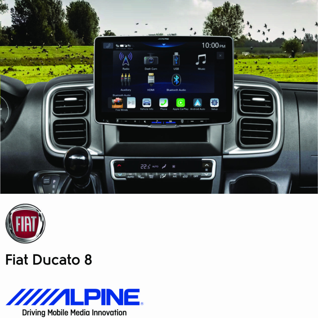 BBAtechniek - 11” Alpine iLX-F115DU8 Fiat Ducato (1x) 