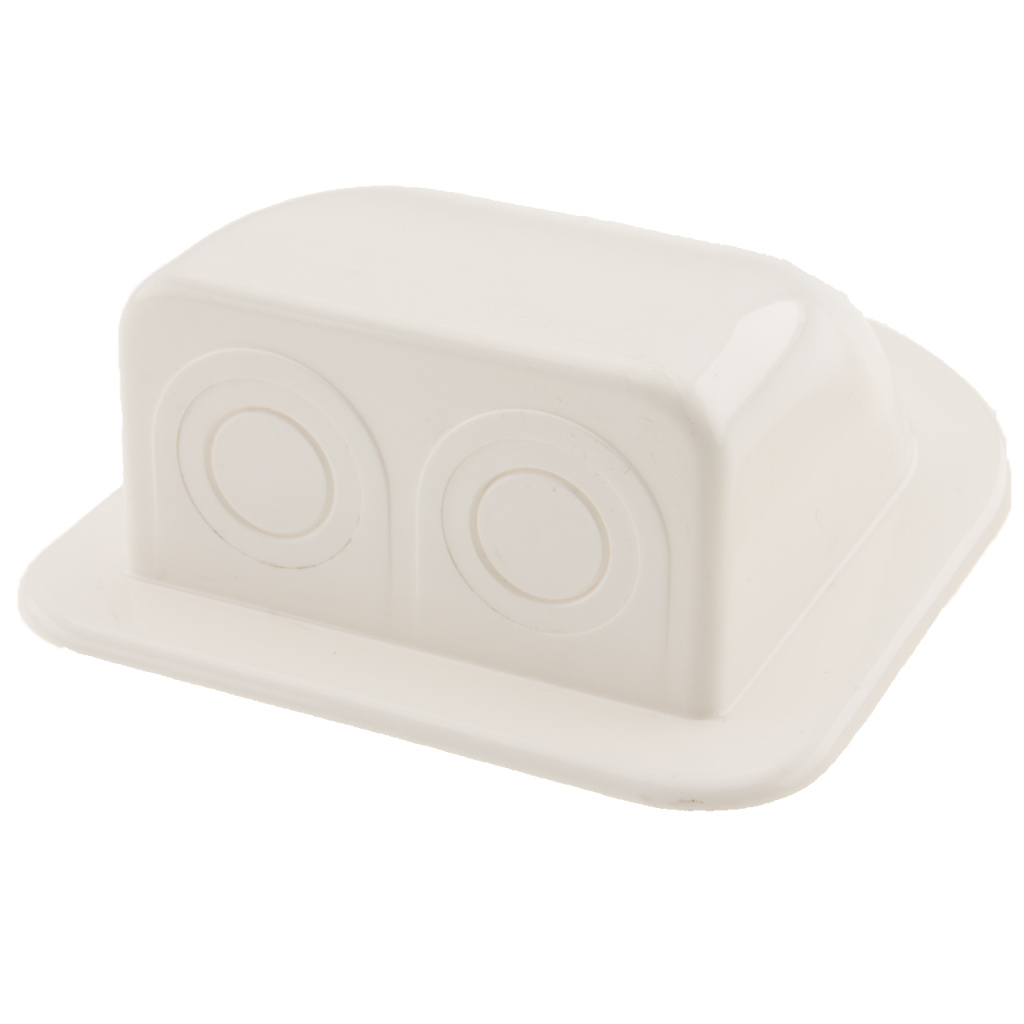 BBAtechniek - NDS dubbele dakdoorvoer wit (1x)