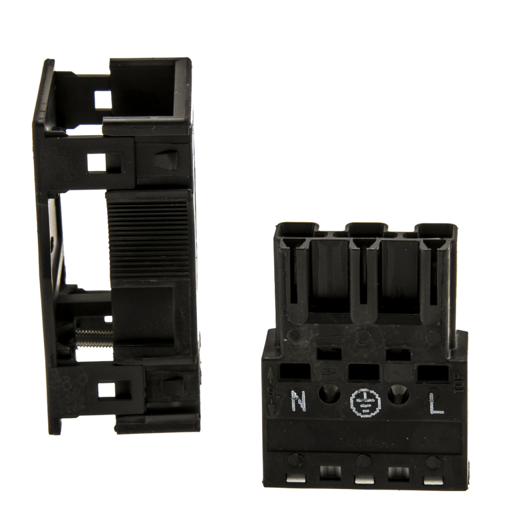 BBAtechniek - Wago Winsta Midi connector male zwart (1x)