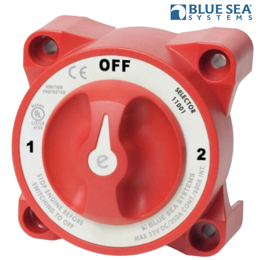 BBAtechniek - Blue Sea Systems accuschakelaar 350A 1-uit-2 (1x)