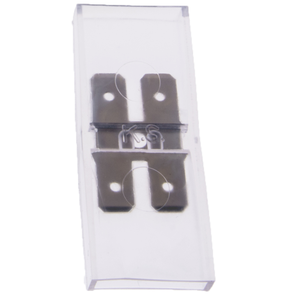 BBAtechniek - Doorverbindconnector 2/2-polig 6.3x0.8mm (25x)