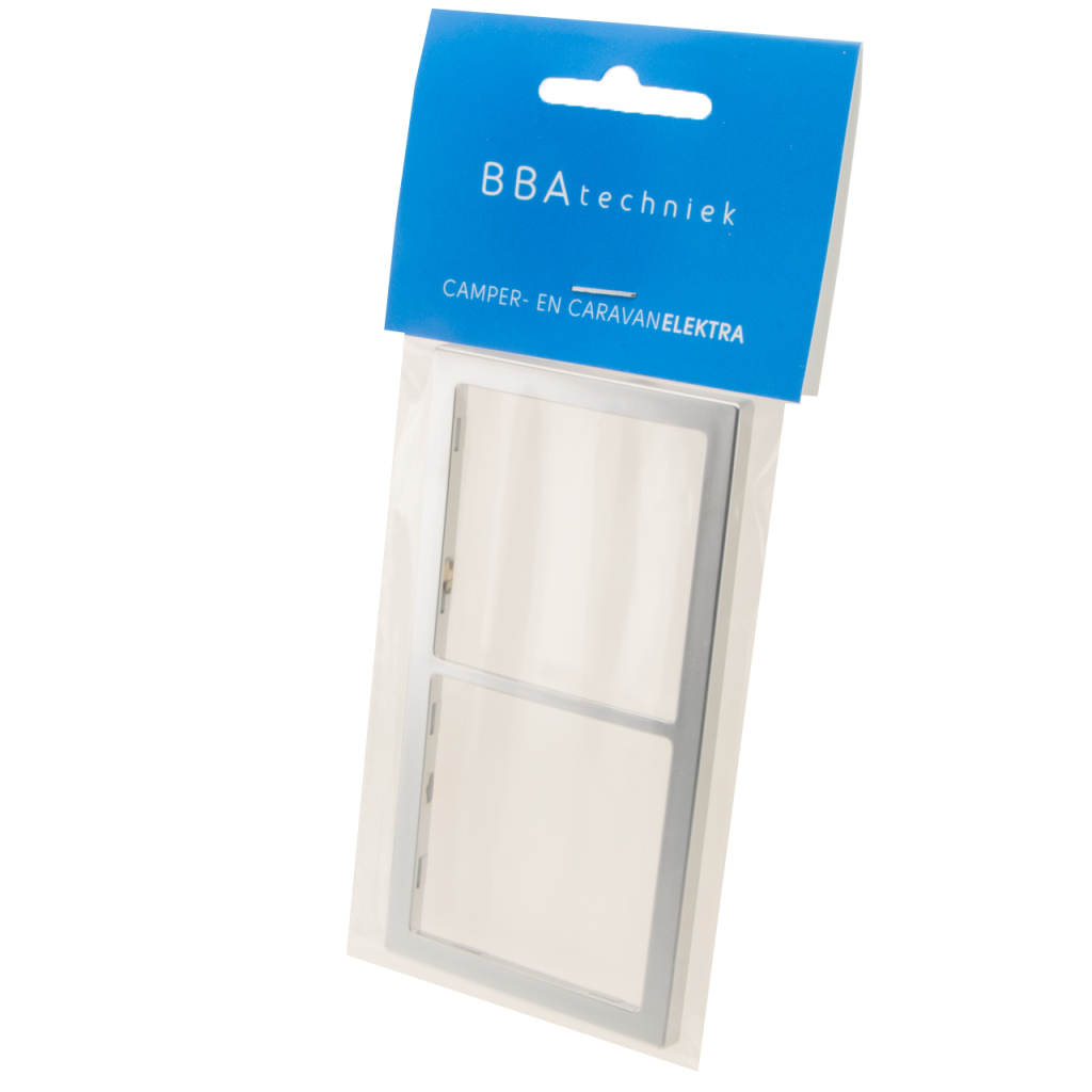 BBAtechniek - Afdekraam 2-vak mat zilver S20.000 (1x)