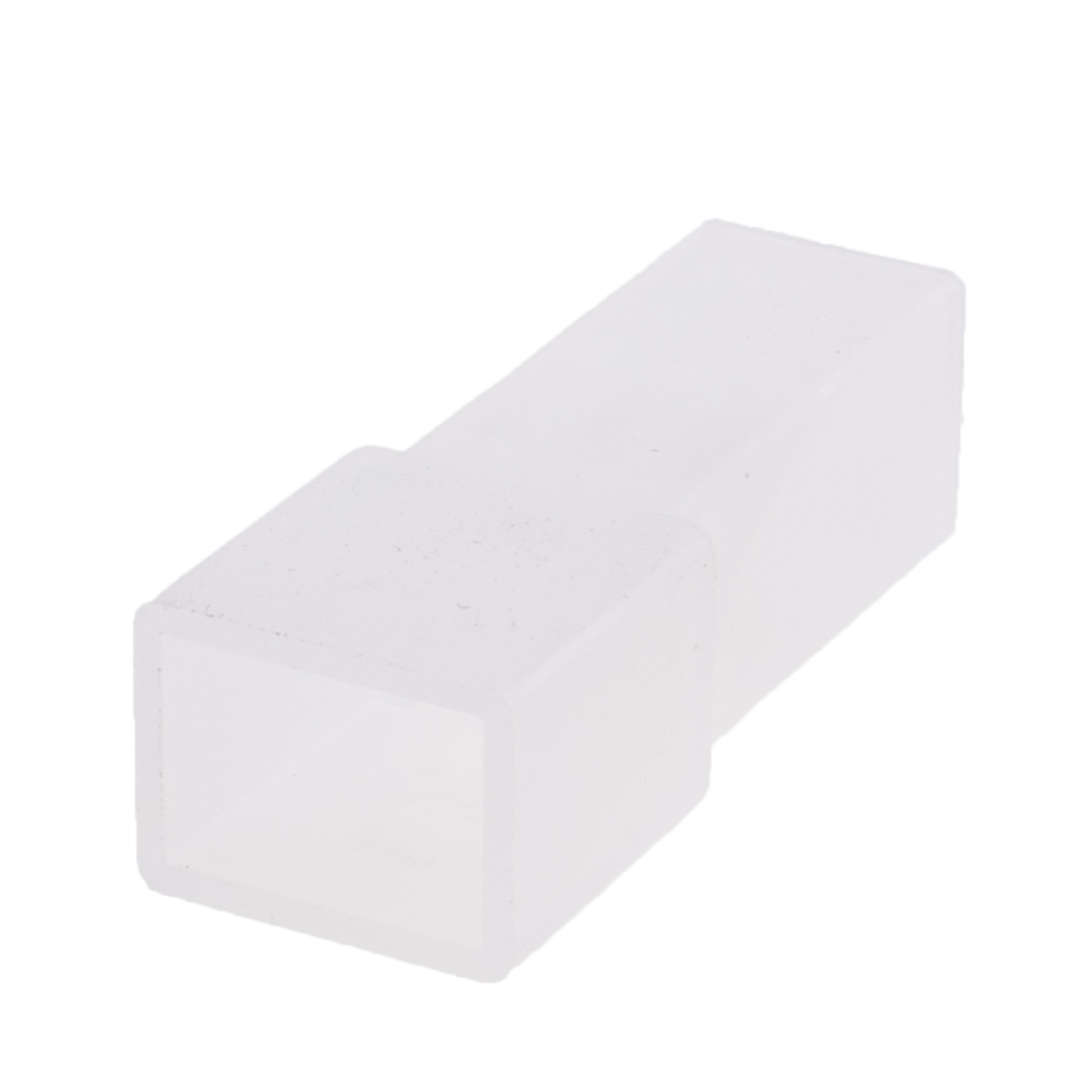 BBAtechniek - Female connectorbehuizing 1-polig wit (10x)