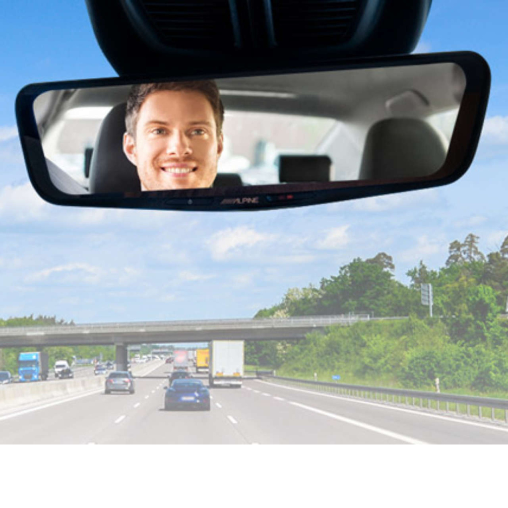BBAtechniek - Alpine digitale binnenspiegel DME-R1200 (1x)<br />
