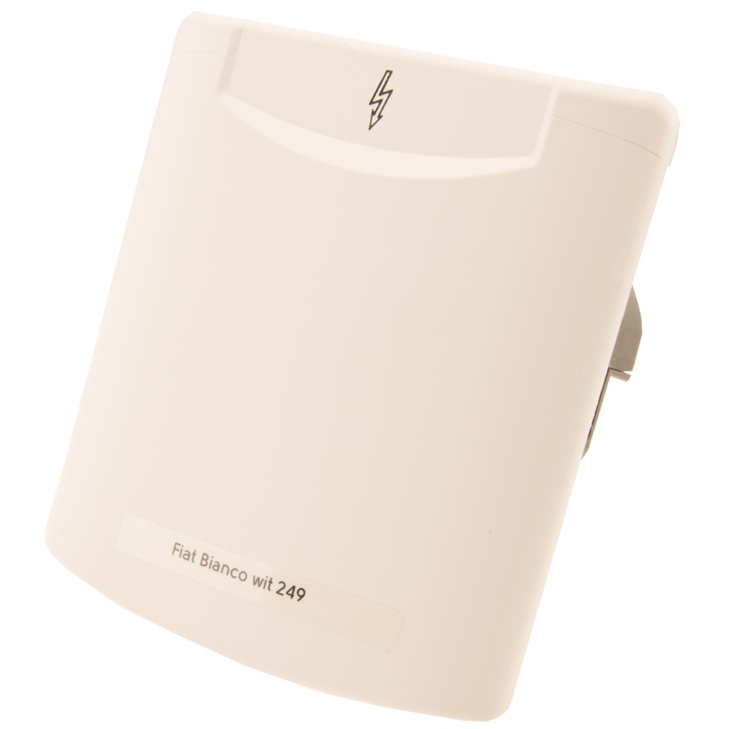 BBAtechniek - CEE 230V aansluiting Fiat Bianco creme wit 249(1x)