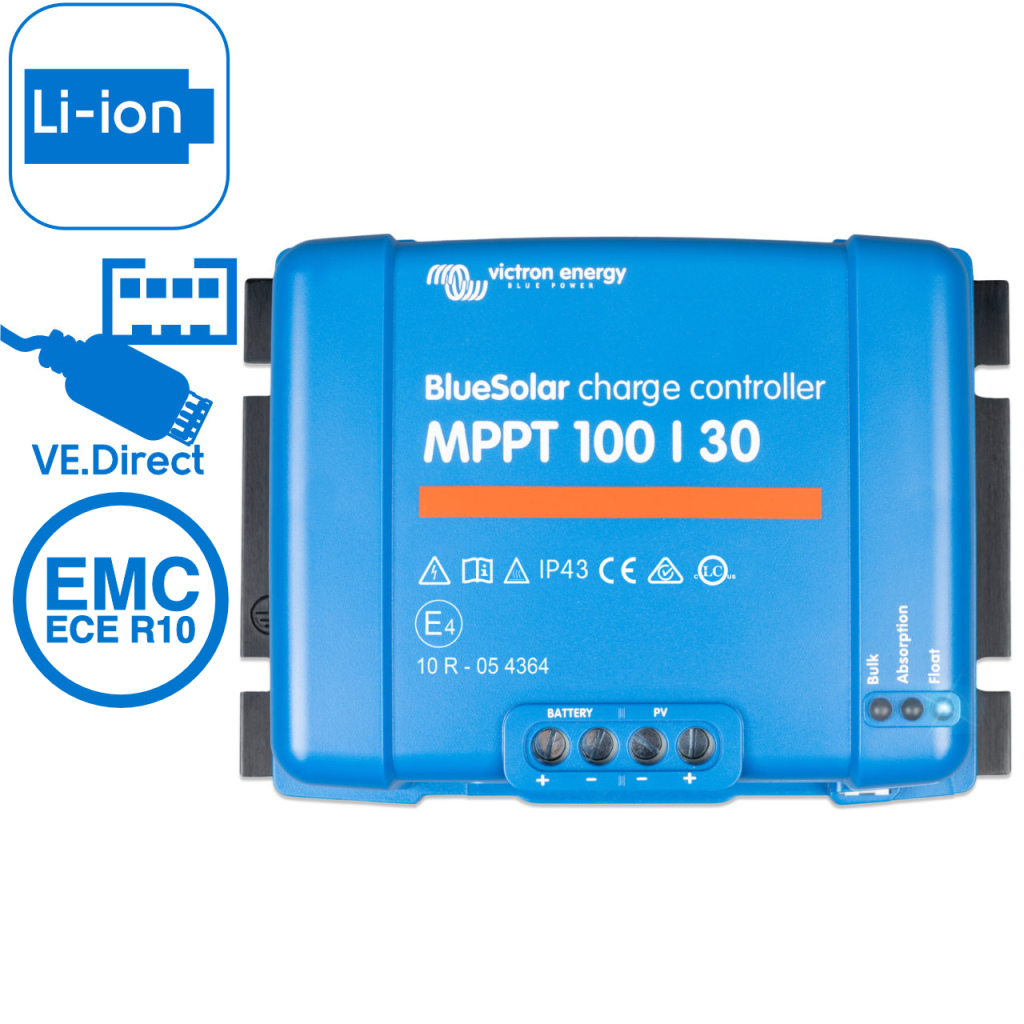 BBAtechniek - Victron BlueSolar MPPT 100/30 12/24V (1x)