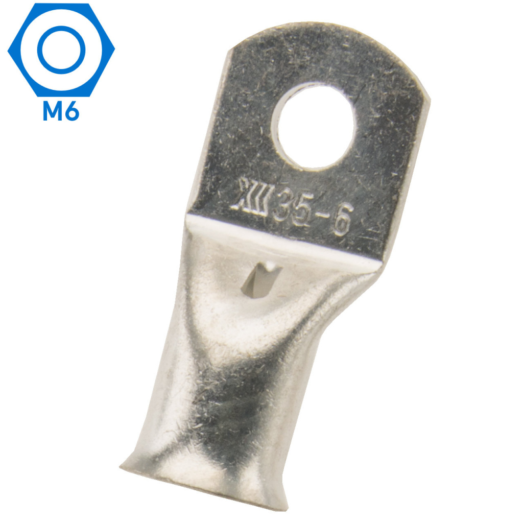 BBAtechniek - 35mm² M6 gesloten kabeloog (50x)