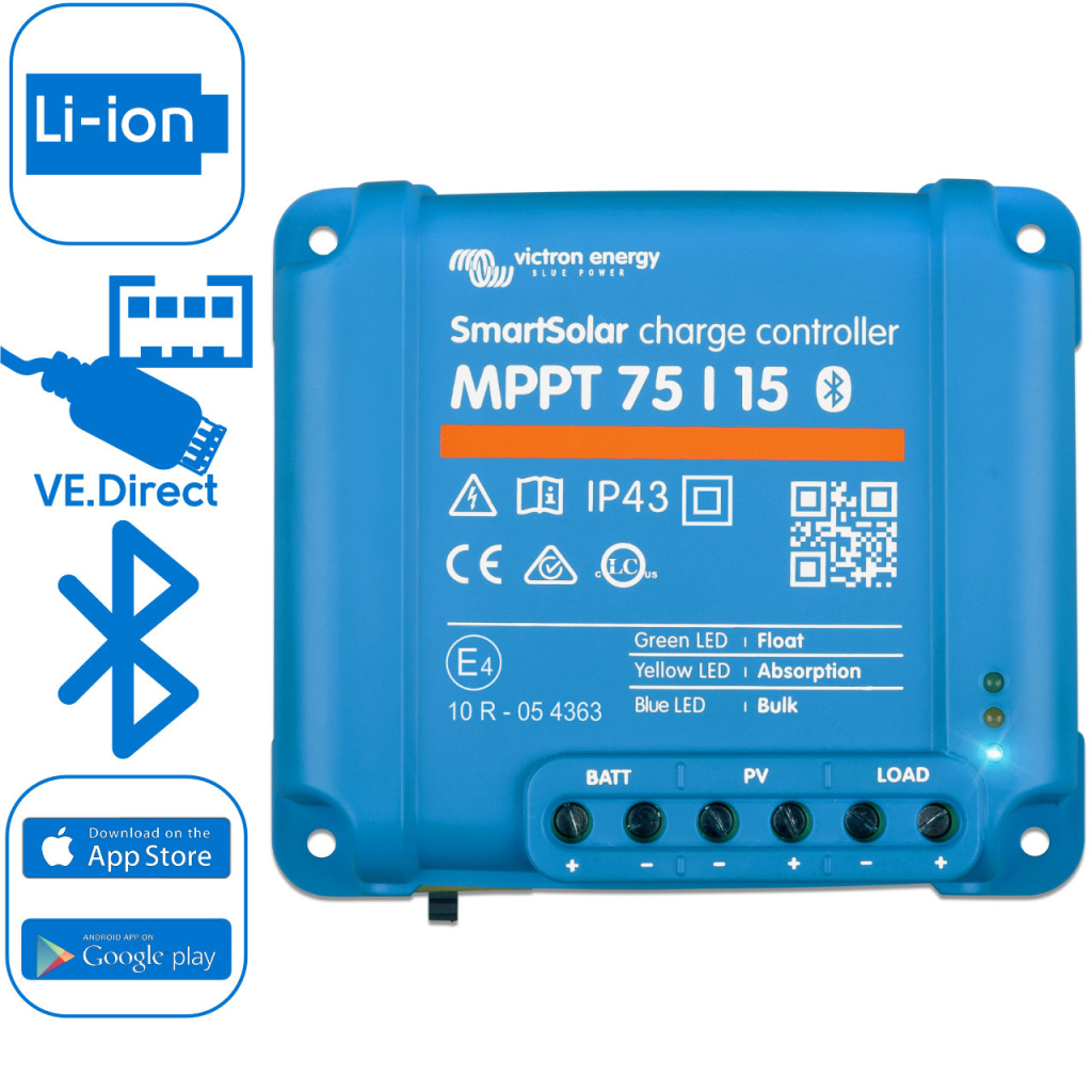 BBAtechniek - Victron SmartSolar MPPT 75/15 12/24V (1x)