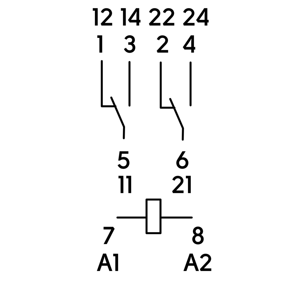 BBAtechniek - Relais 12VDC 12A 56 Series (1x)