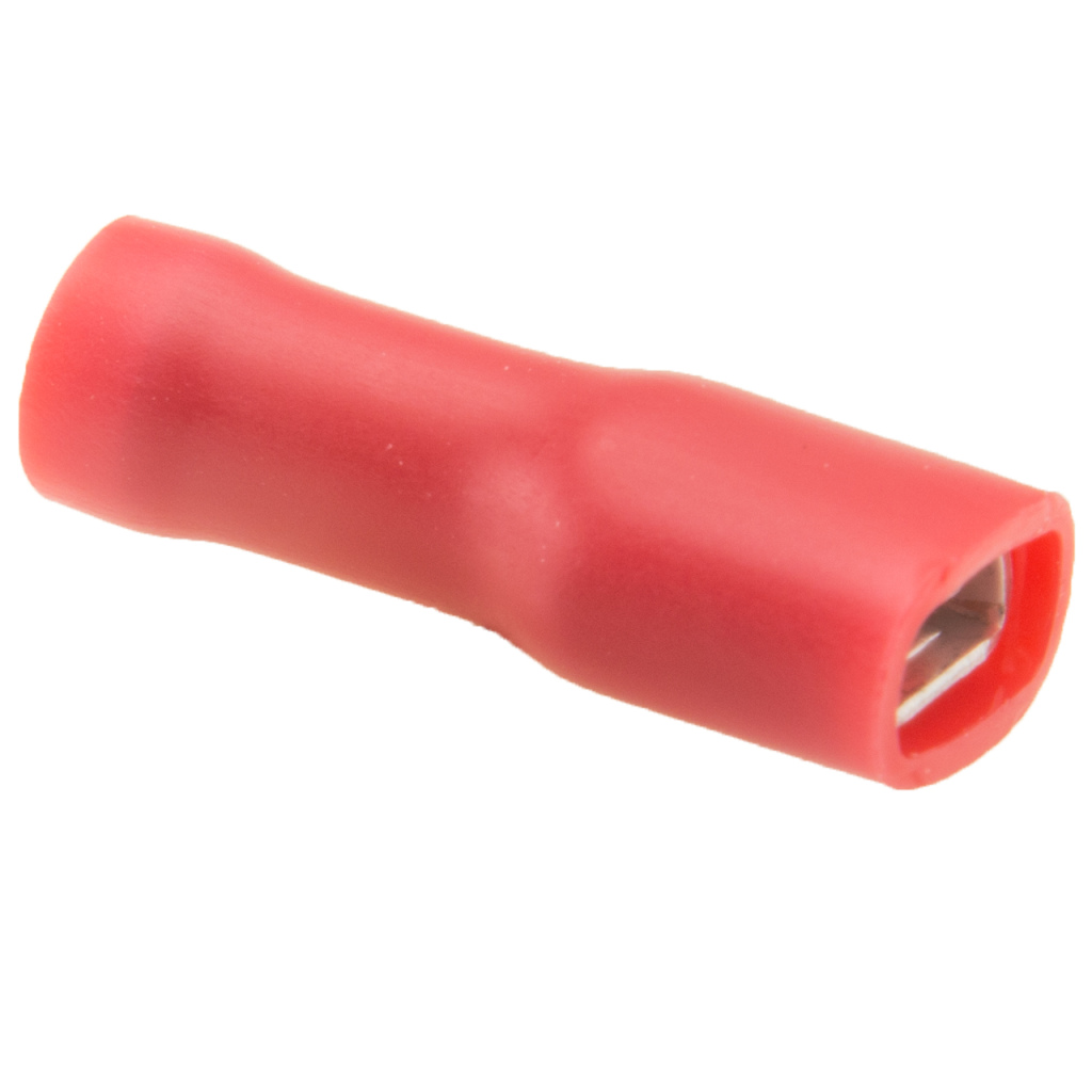 BBAtechniek - Vlakstekerhuls 4.8x0.5mm* rood (10x)
