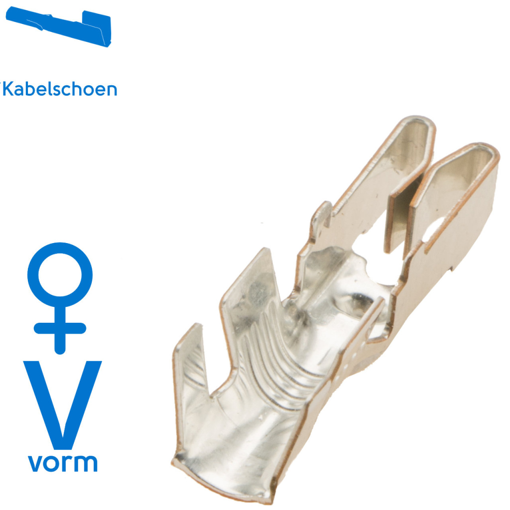 BBAtechniek - Kabelschoen vertind messing 2.5-6.0mm² (100x)