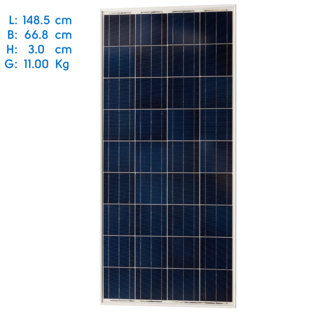 BBAtechniek - 185Wp 148.5x66.8x3cm Victron BlueSolar mono (1x)