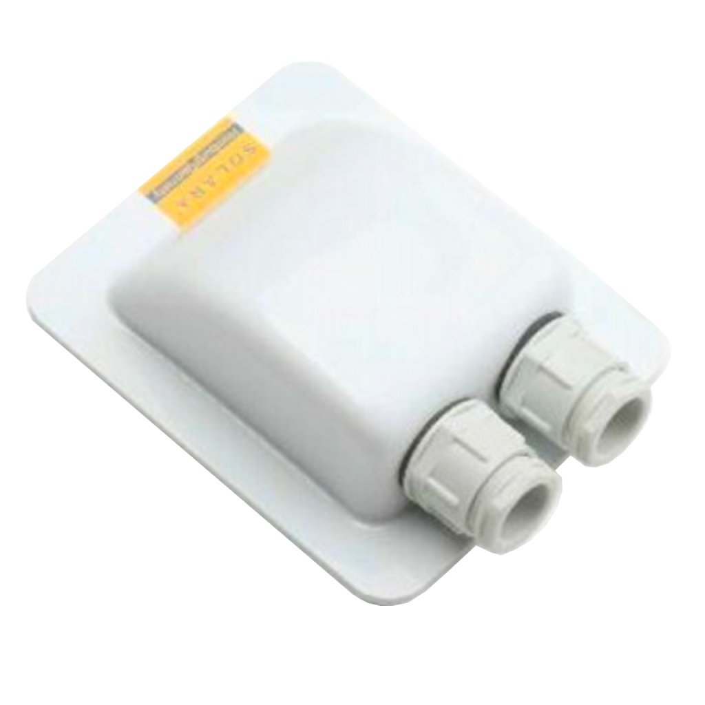 BBAtechniek - Solara dakdoorvoer DD2/W met 2 kabelwartels (1x)