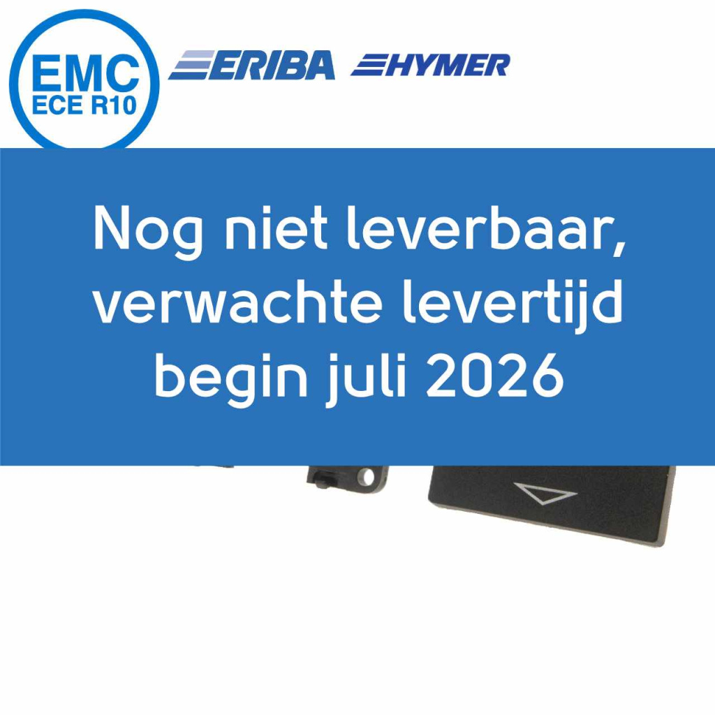BBAtechniek - Trapschakelaar zwart 12V S20.000 (1x)