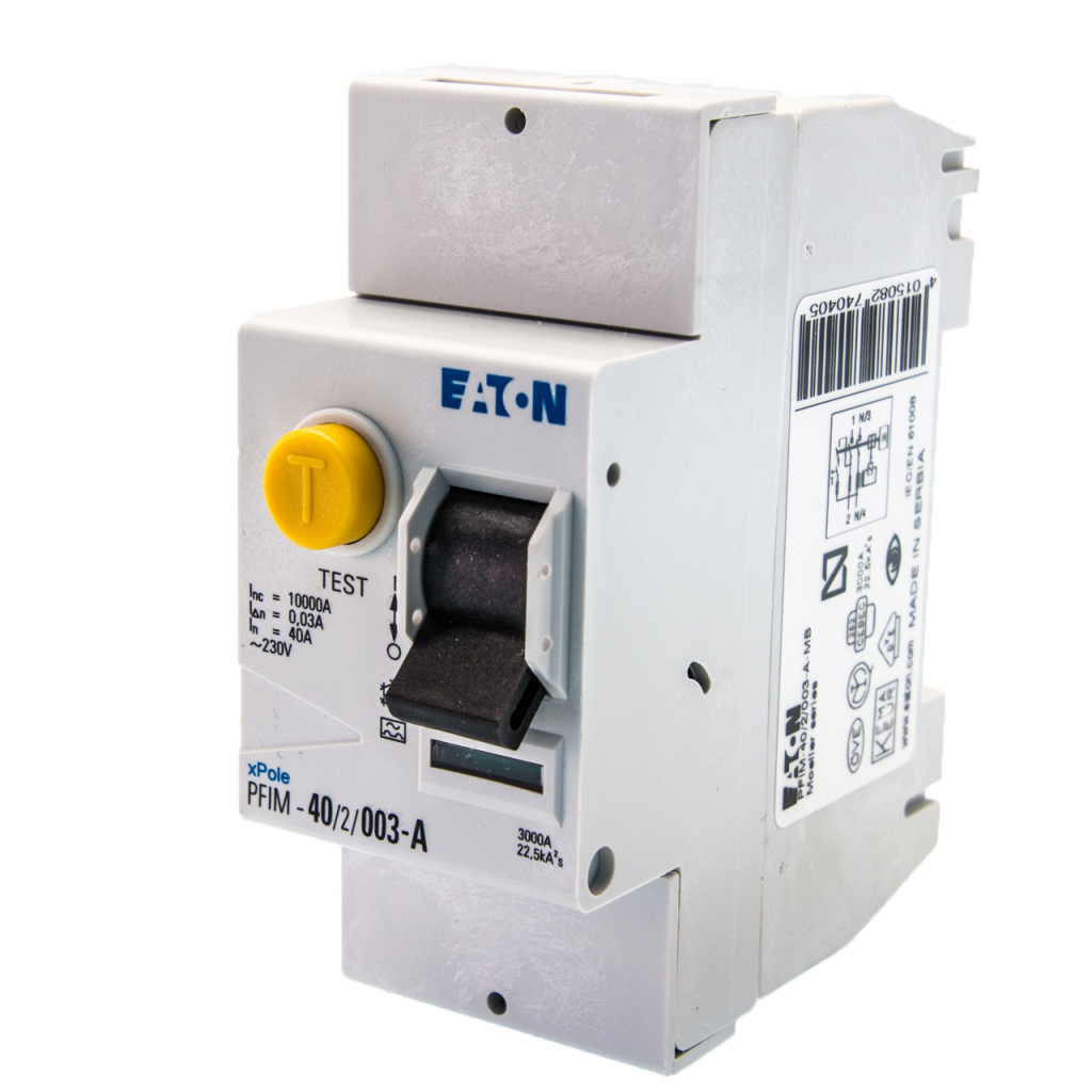 BBAtechniek - Hoofd aardlekschakelaar Fi dinrail 40A 30mA (1x)