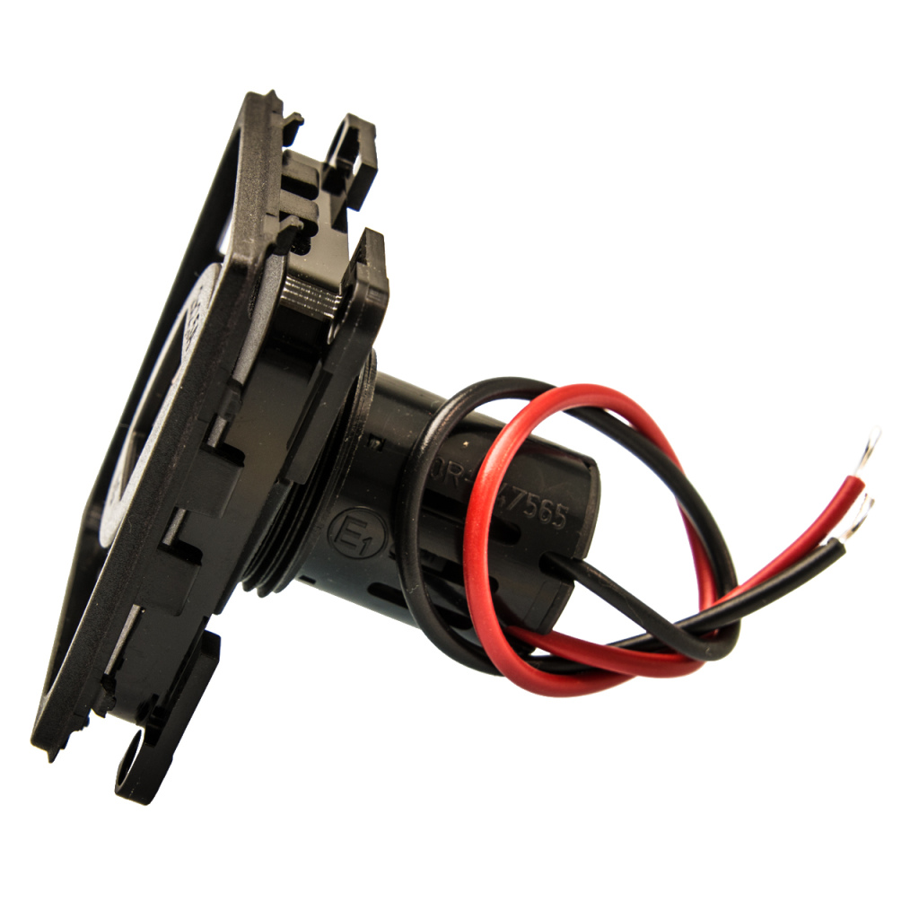 BBAtechniek - USB-A contactdoos 2x 2.5A zwart S20.000 (1x)