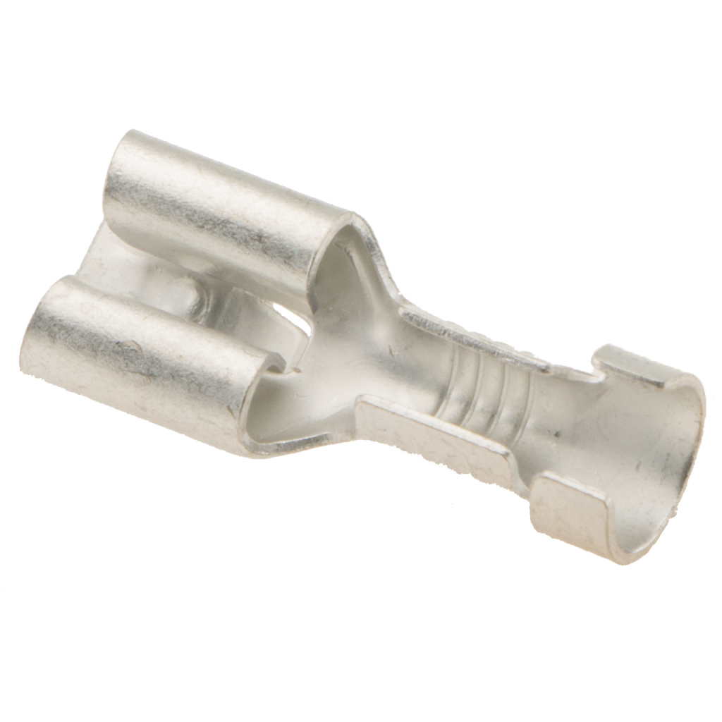 BBAtechniek - Vlakstekerhuls vertind 6.3 1.5-2.5mm² (100x)