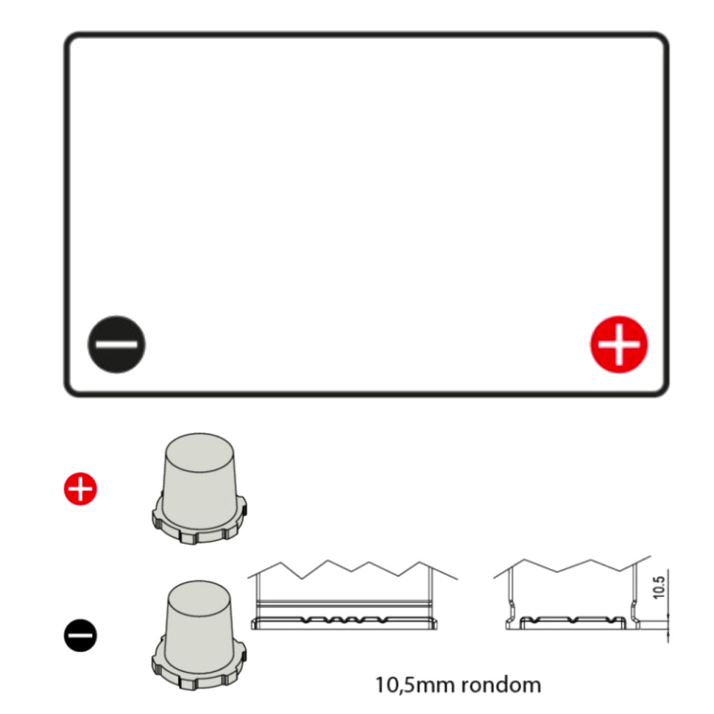 BBAtechniek - 12V 95Ah VMF Sportline semi-tractie accu (1x)