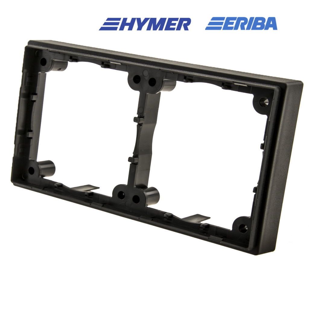 BBAtechniek - Afstandsraam 2-vak hoog leigrijs S20.000 (1x)