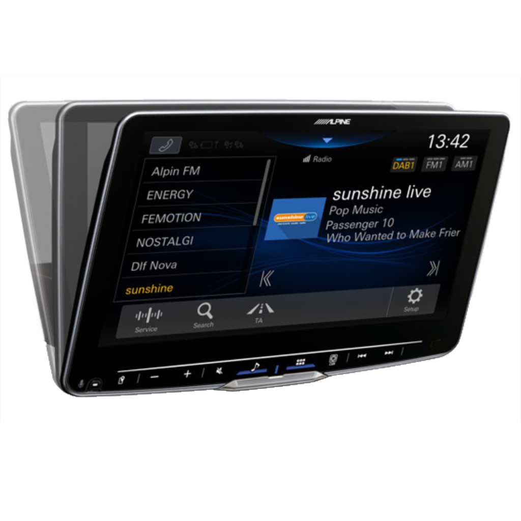 BBAtechniek - 11” iLX-F115D Alpine style navigatie 1Din (1x)