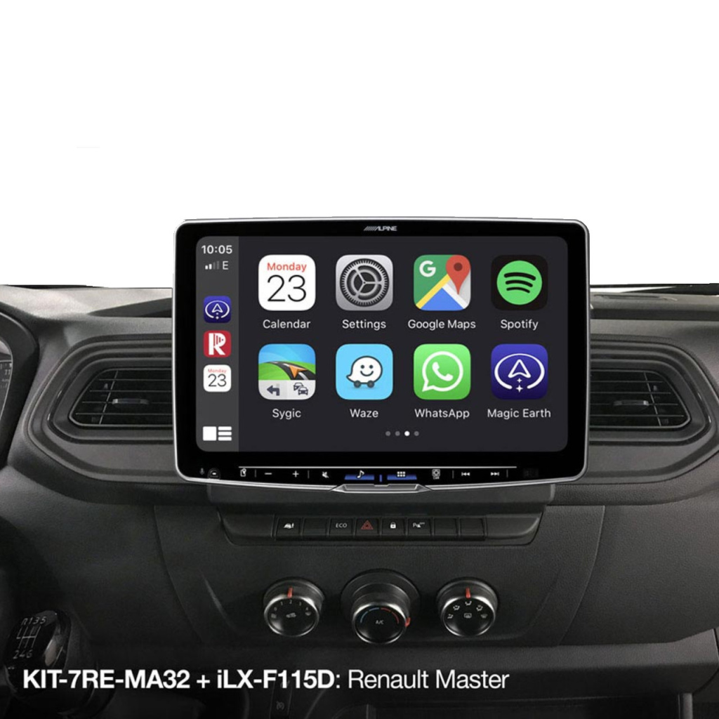 BBAtechniek - Alpine 7” inbouwkit Renault Master KIT7REMA32 (1x)