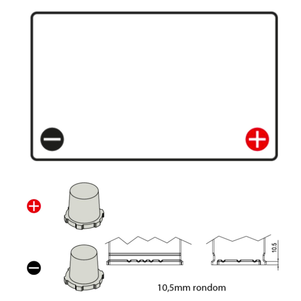 BBAtechniek - 12V 72A VMF start accu (1x)