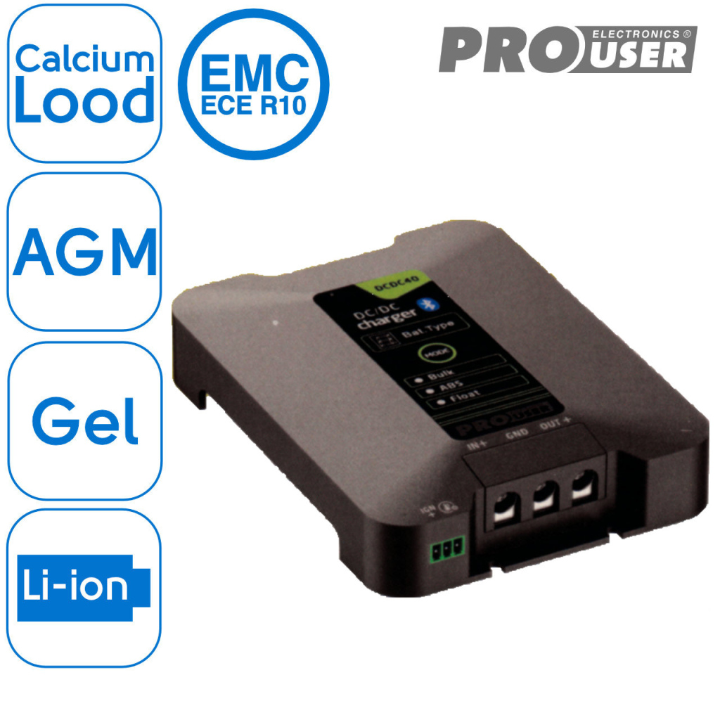BBAtechniek - 12V 40A Pro-User DC/DC40 SC acculader  (1x)