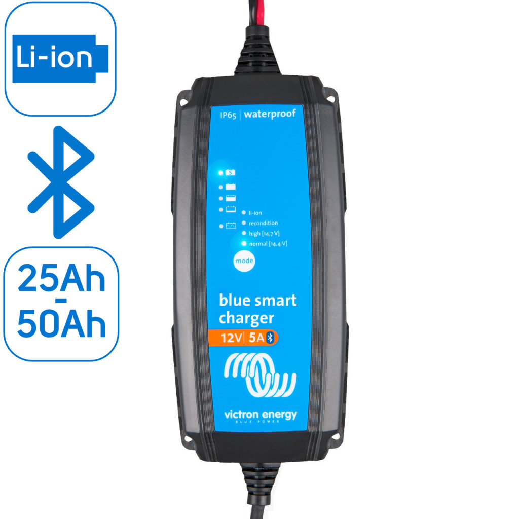 BBAtechniek - Victron Blue Smart IP65 acculader 12/5(1) (1x)