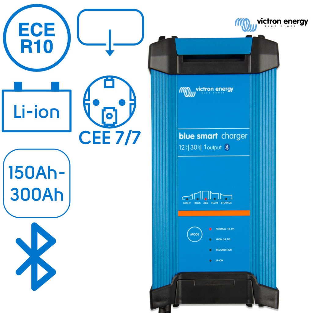 BBAtechniek - Victron Blue Smart IP22 acculader 12/30 (1) (1x)