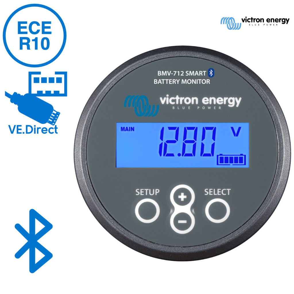 BBAtechniek - Victron BMV-712 Smart accu monitor grijs (1x)
