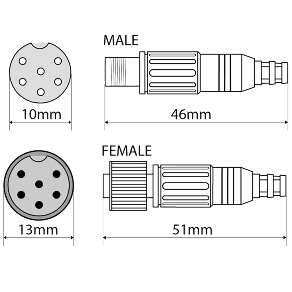 BBAtechniek - Alpine 6-pin camera adapter KWE-CAM6D (1x)