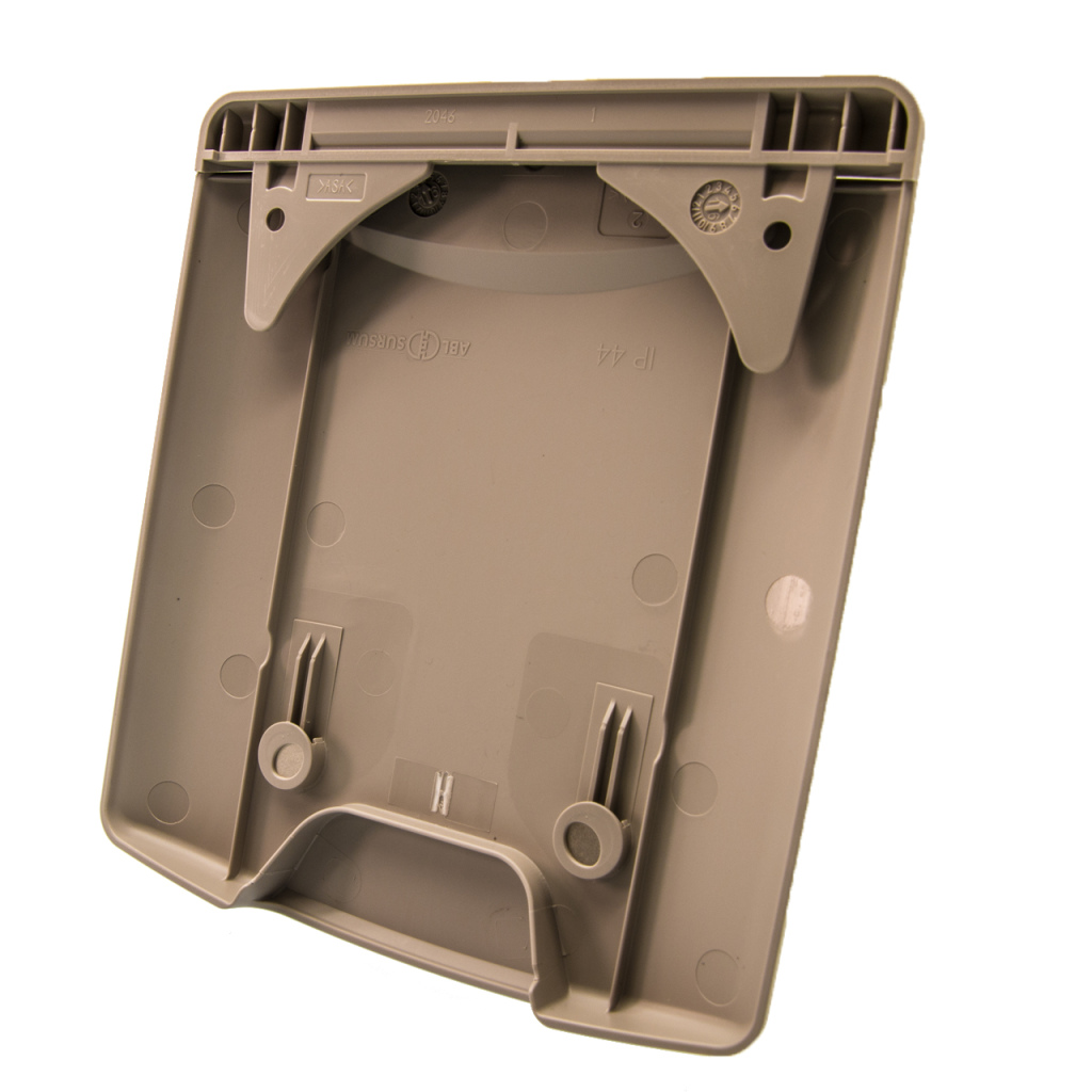 BBAtechniek - Losse klep geen icoon licht grijs (1x)