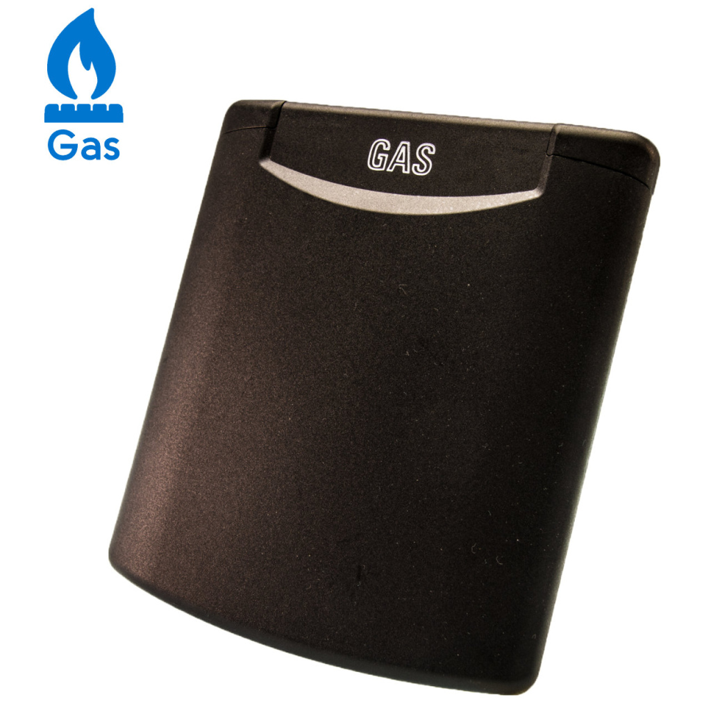 BBAtechniek - Losse klep gas icoon zwart (1x)