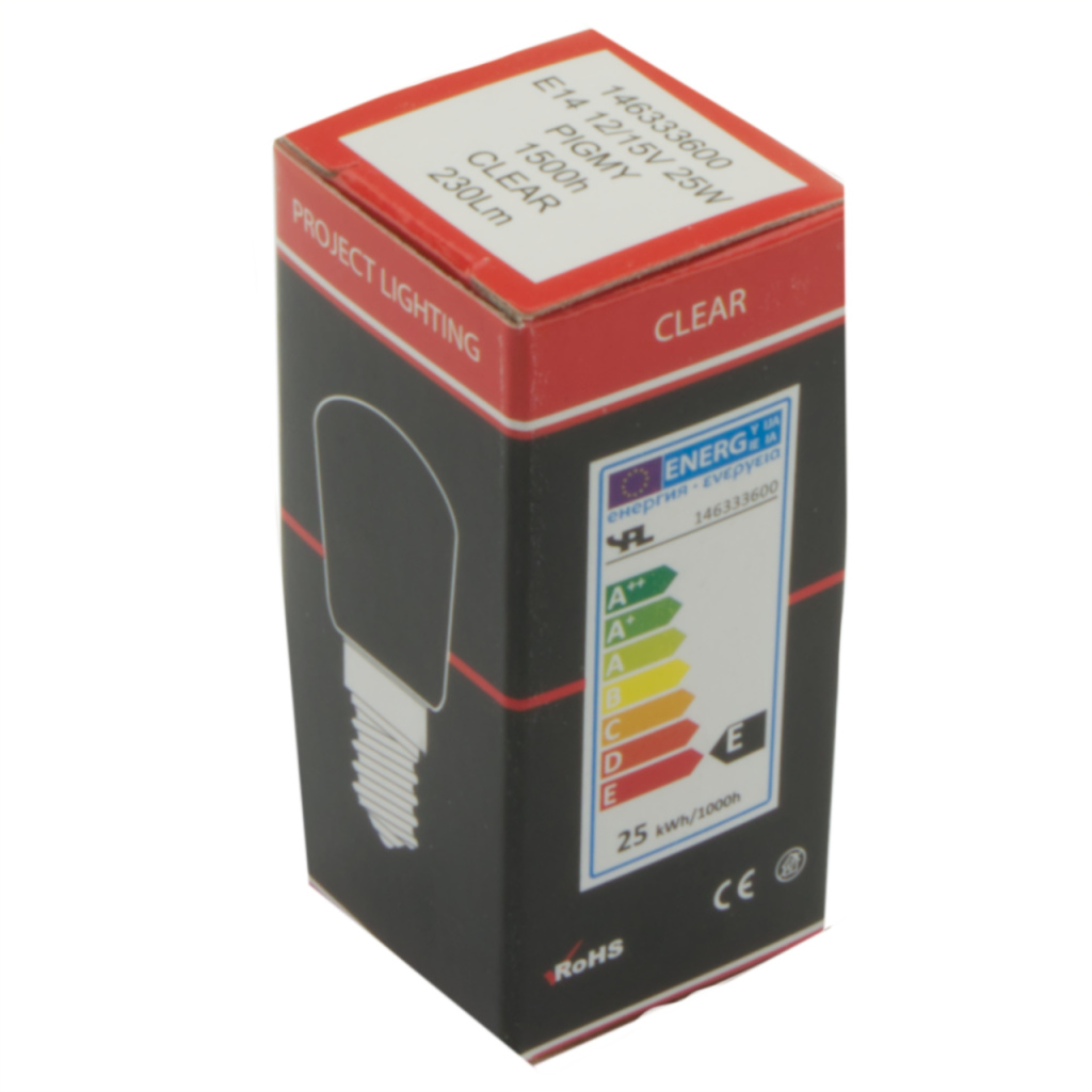 BBAtechniek - Parfum lamp E14 12V 25W helder 150lm (1x)