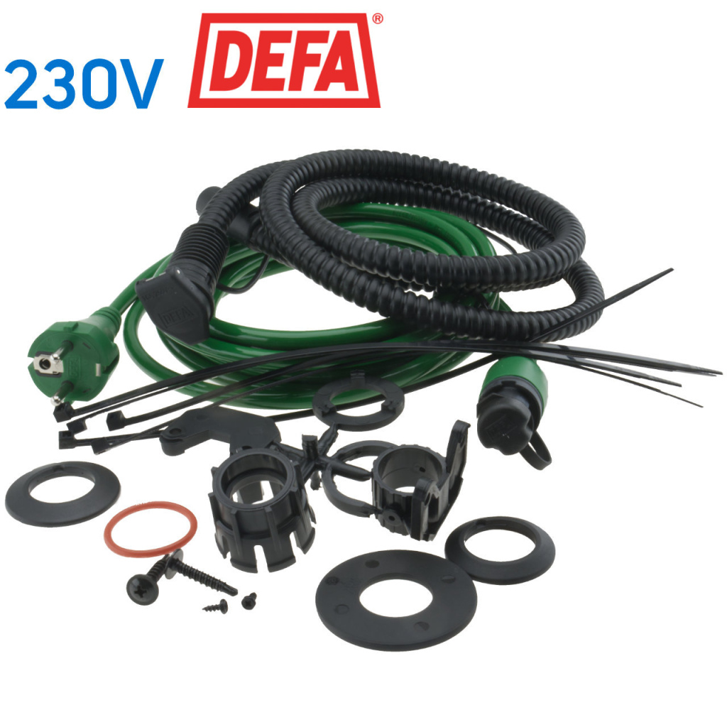 BBAtechniek - Defa walstroomkabel 16A 5m + chassiskabel (1x)