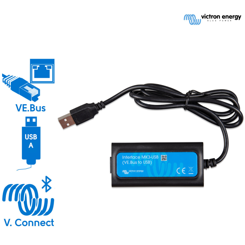 BBAtechniek - Victron interface MK3-USB VE.BUS to USB-A(1x)