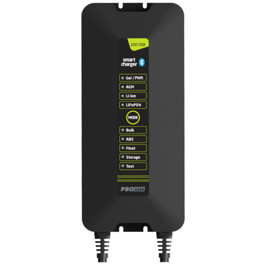 BBAtechniek - 12V 25A Pro-User intelligente acculader IBC25 1x)