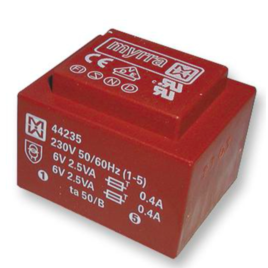 BBAtechniek - PCB Trafo 230V 18V 5VA 50Hz/60Hz (1x)