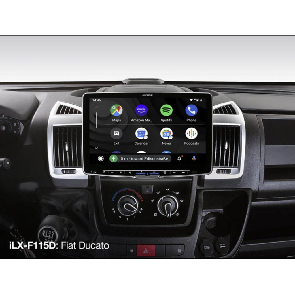 BBAtechniek - 11” iLX-F115D Alpine style navigatie 1Din (1x)